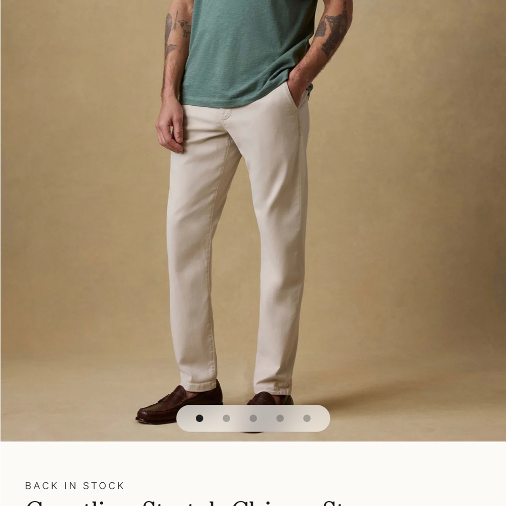 Faherty Men's Coastline Stretch Chinos